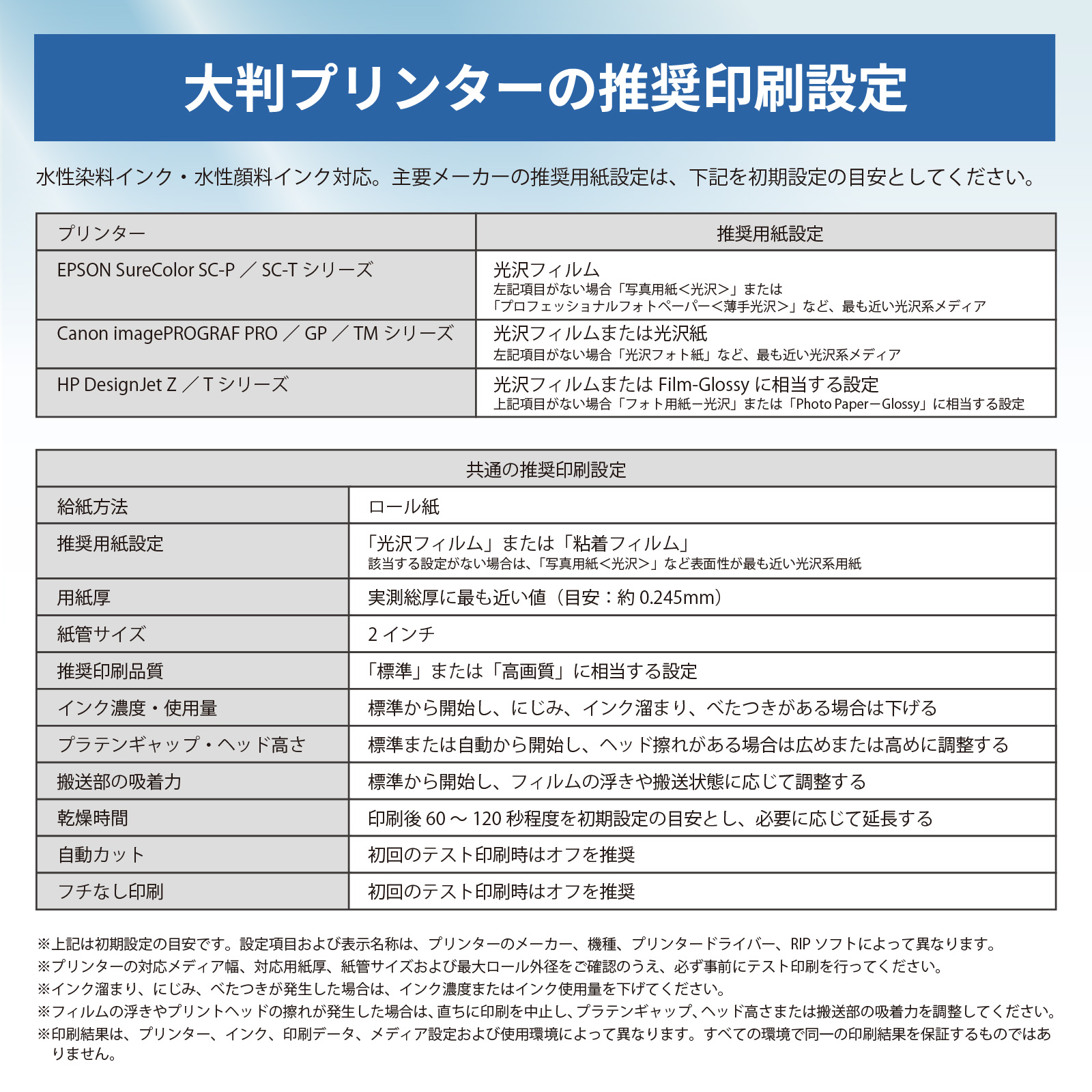 光沢クリアフィルムロール 糊付き 商品説明