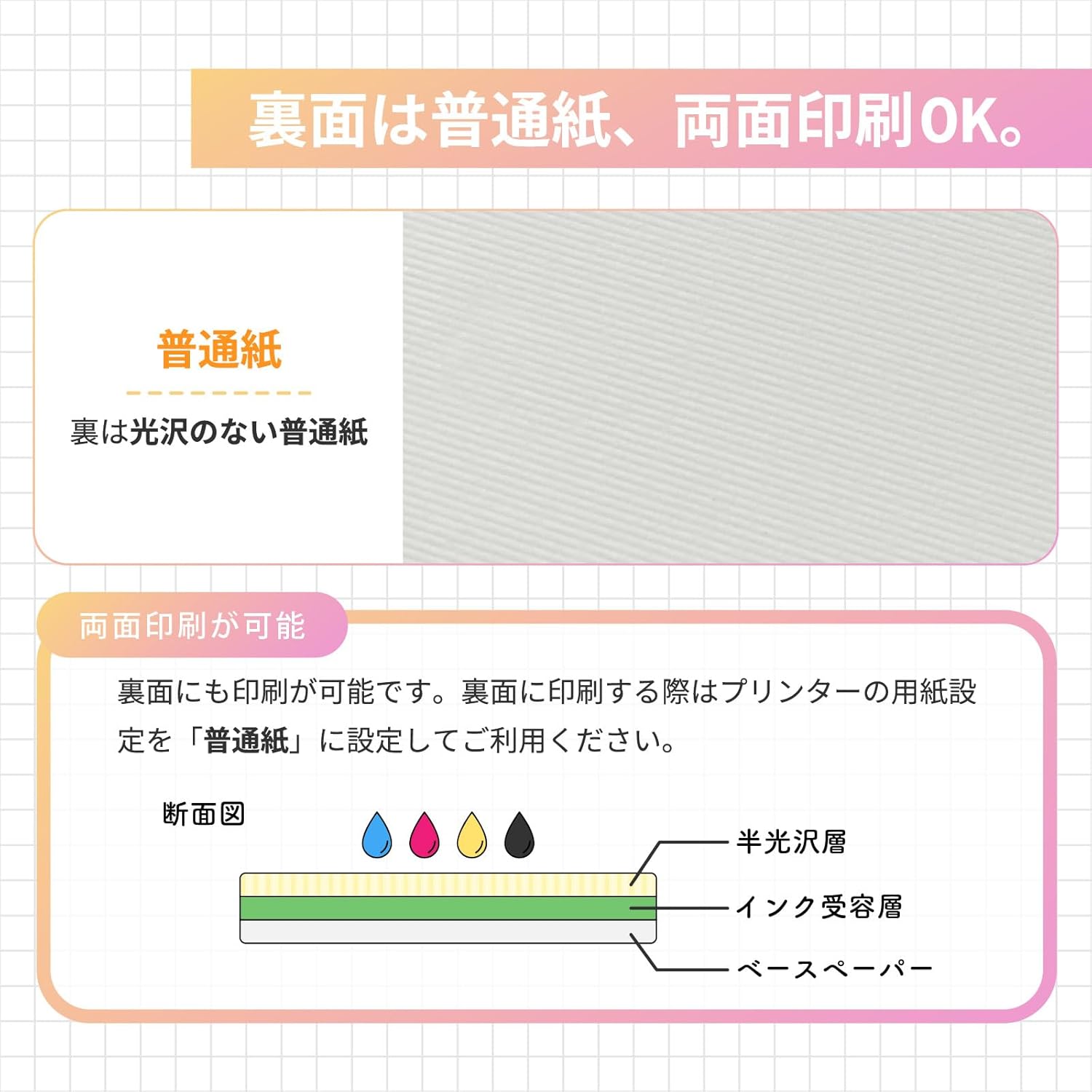 超厚口！厚さ0.30mm